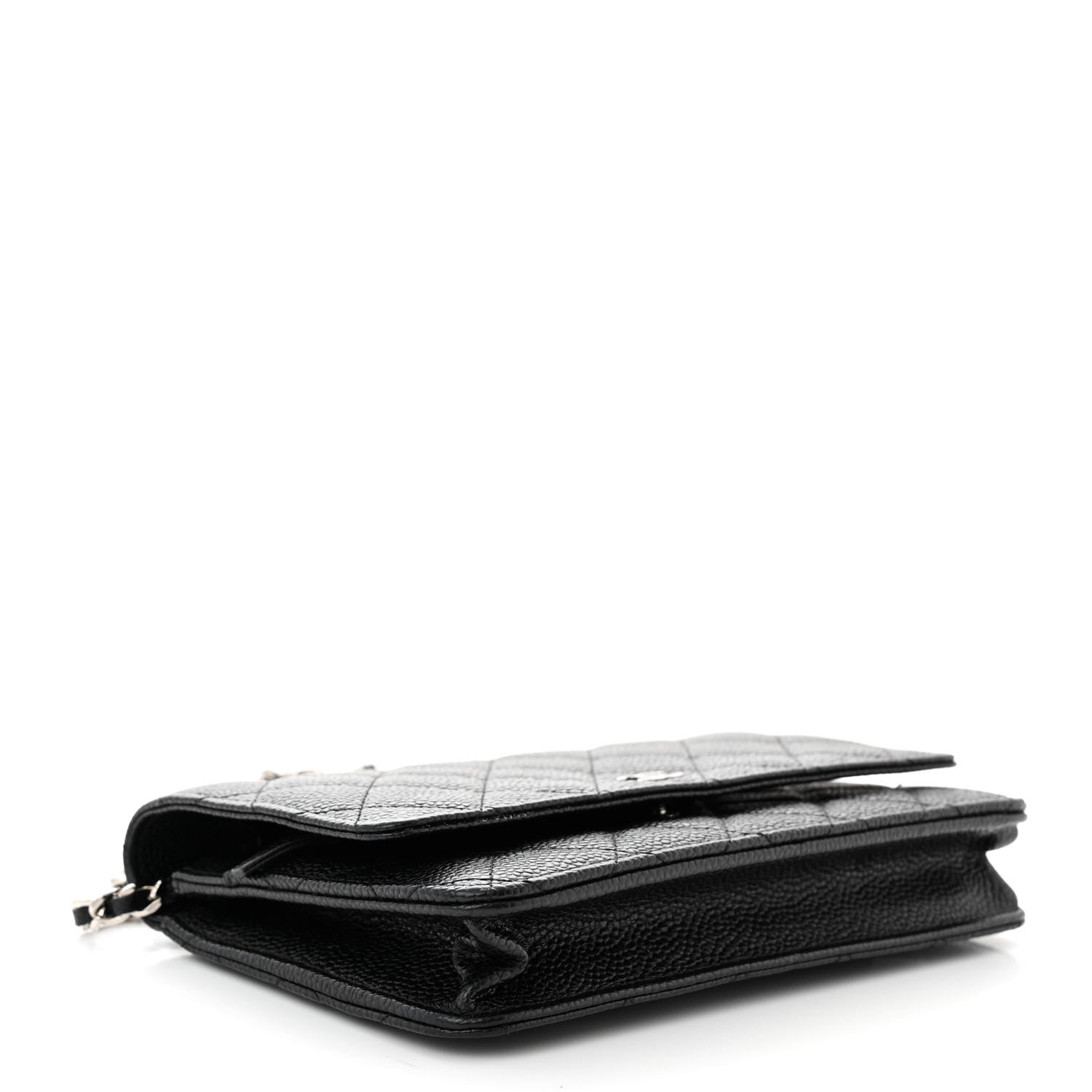 Chanel Caviar Quilted Wallet On Chain WOC Black 4 of 12