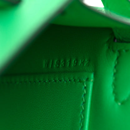 Hermes Madame Calfskin Mini Kelly Sellier 20 Vert Comics 7 of 11