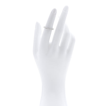 Van Cleef & Arpels 18K White Gold Medium Perlee Ring 49 4.75 2 of 5