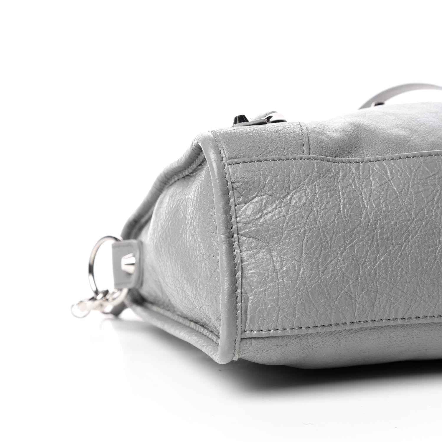 Balenciaga Agneau Classic Silver Hardware S City Gris Haussmannien 5 of 9