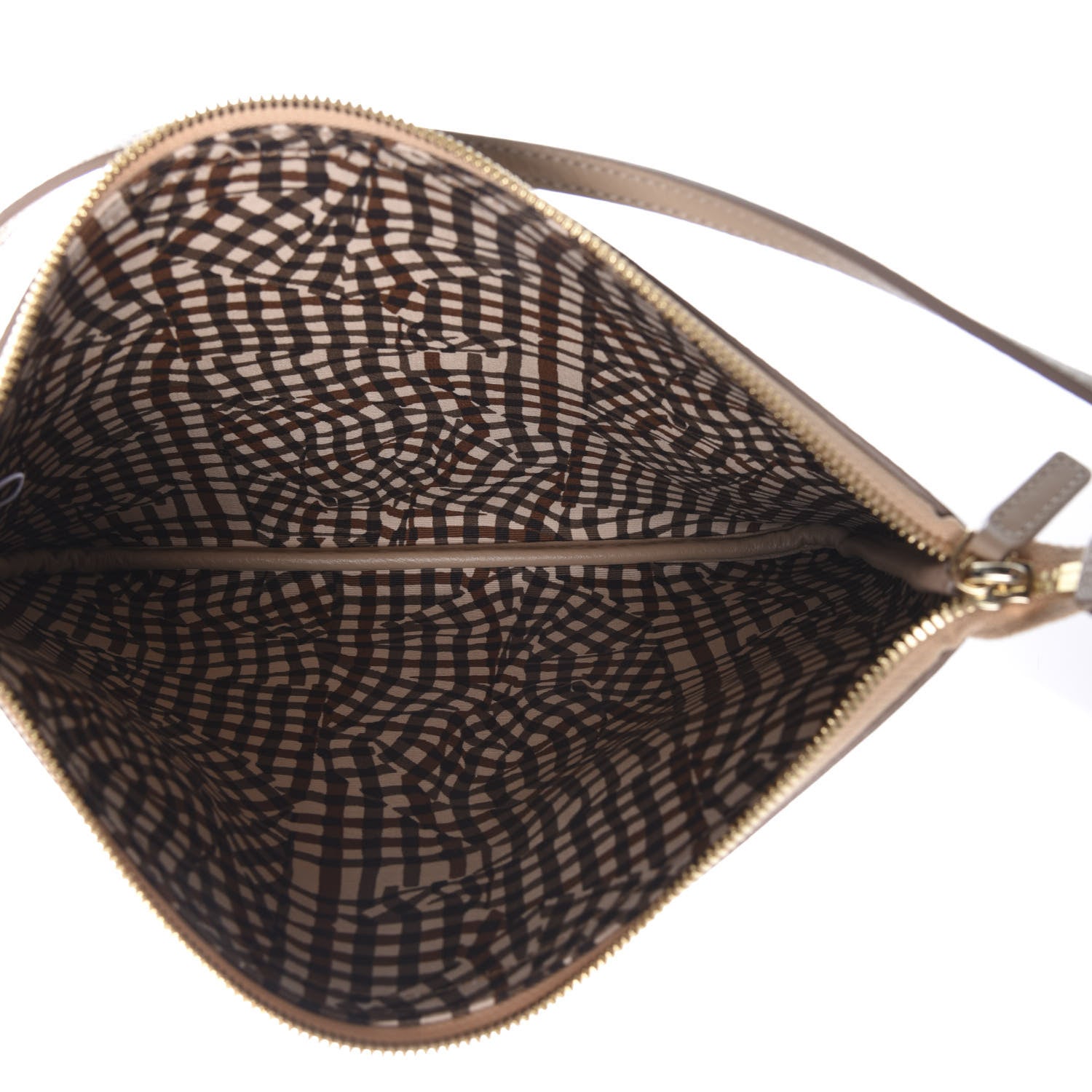 MCM Visetos Liz Shopper Tote Pouch Beige 5 of 8
