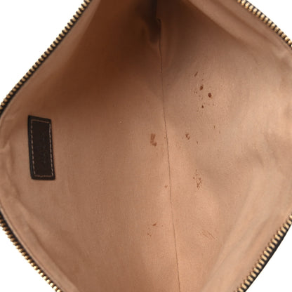 Gucci GG Supreme Monogram Large Ophidia Pouch Clutch Brown 5 of 8