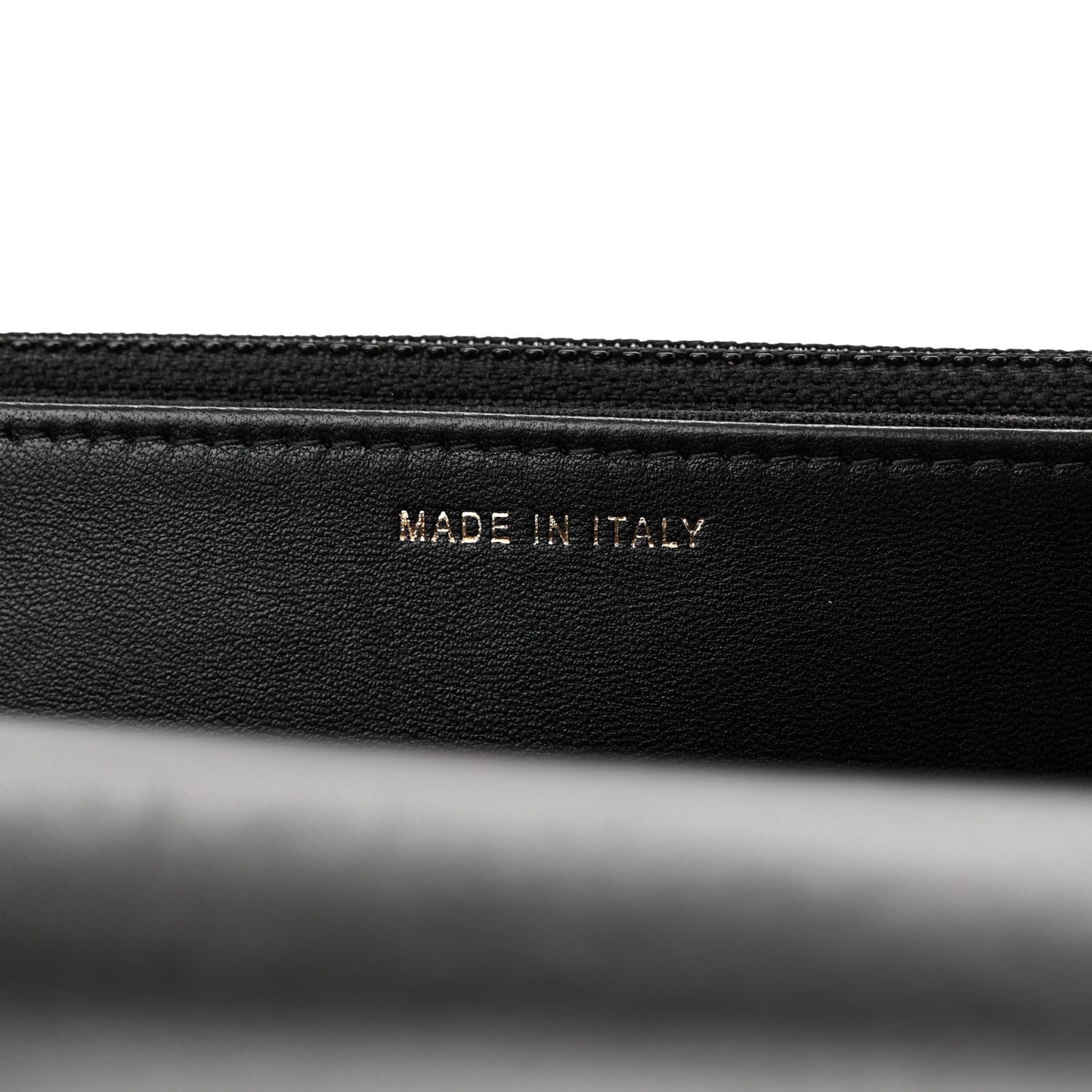 Lambskin Quilted Trendy CC Wallet On Chain WOC Black