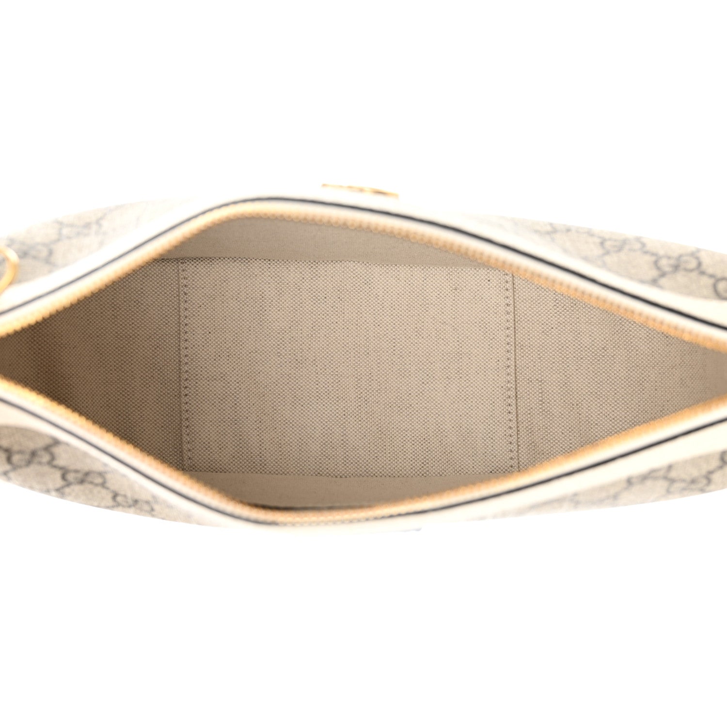 Gucci GG Supreme Monogram Web Large Ophidia Shoulder Bag Beige Ebony Mystic White 5 of 10
