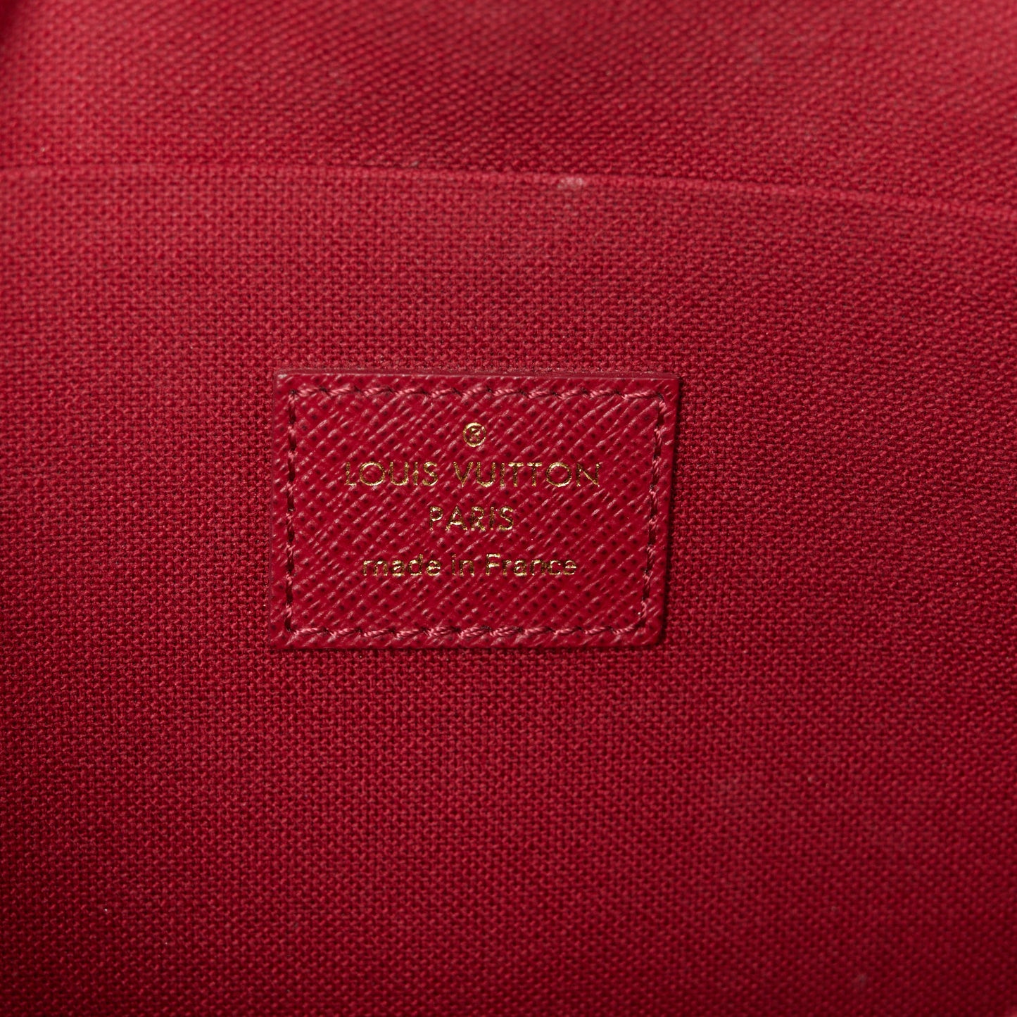Monogram Pochette Felicie Chain Wallet Fuchsia