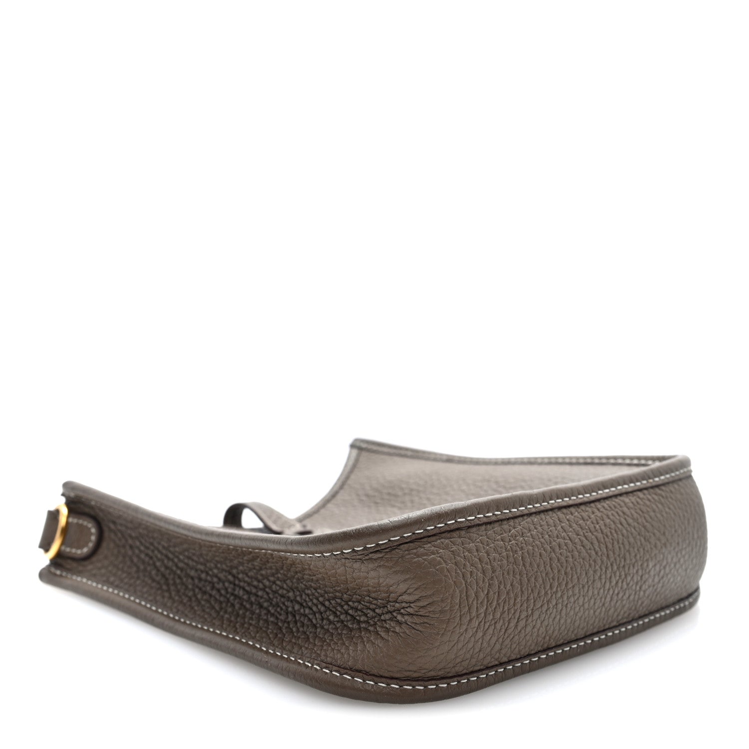 Hermes Taurillon Clemence Amazone Evelyne TPM Etoupe Bleu Indigo 4 of 10
