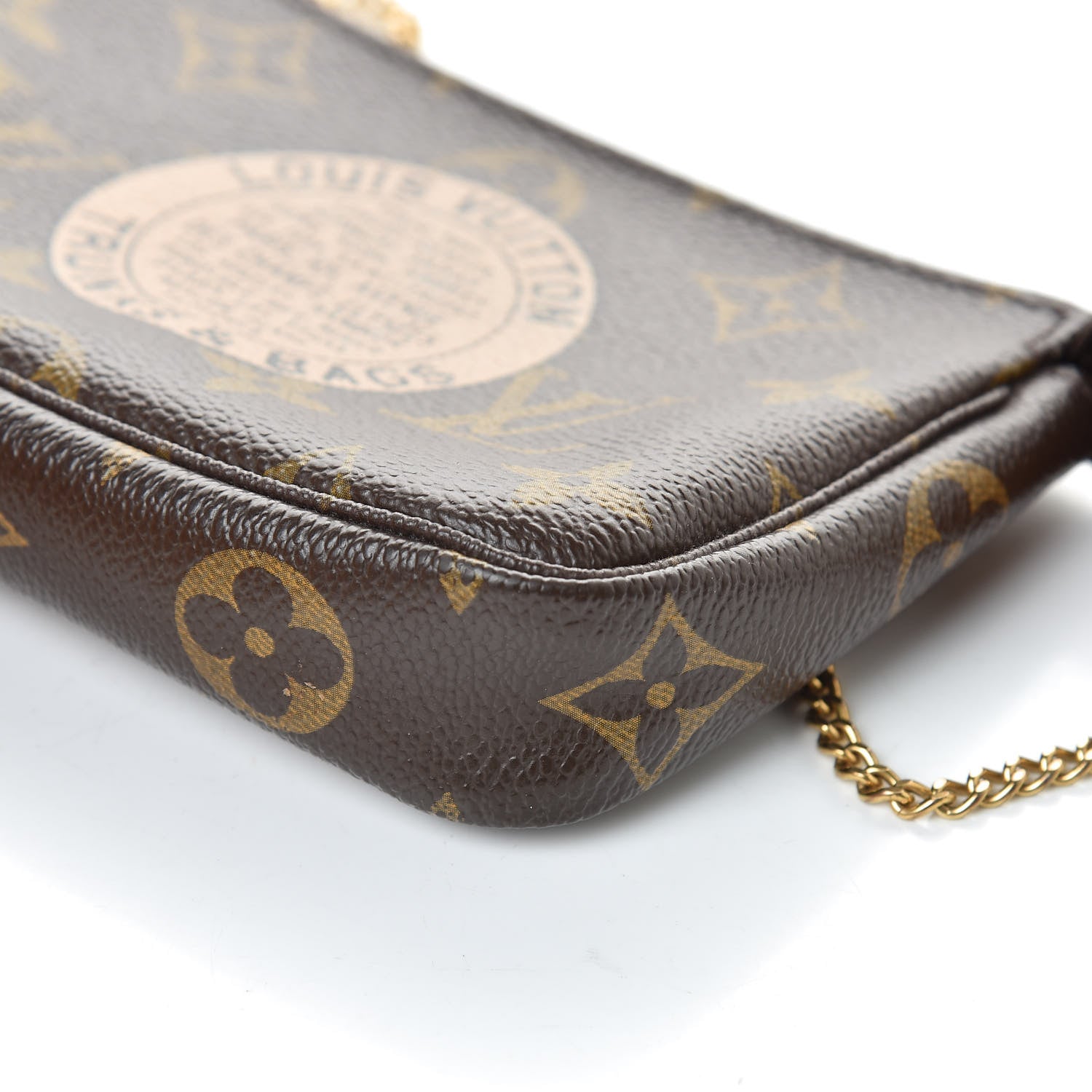 Louis Vuitton Monogram Complice Trunks and Bags Mini Pochette Accessories Beige 9 of 9