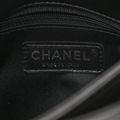 Chanel Lambskin Quilted Chanel 3 Large Flap Black 5 of 10
