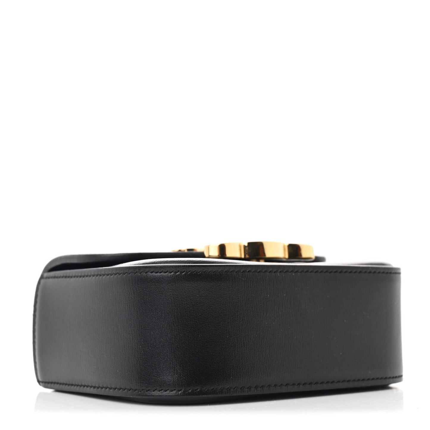 Shiny Calfskin Mini Triomphe Black