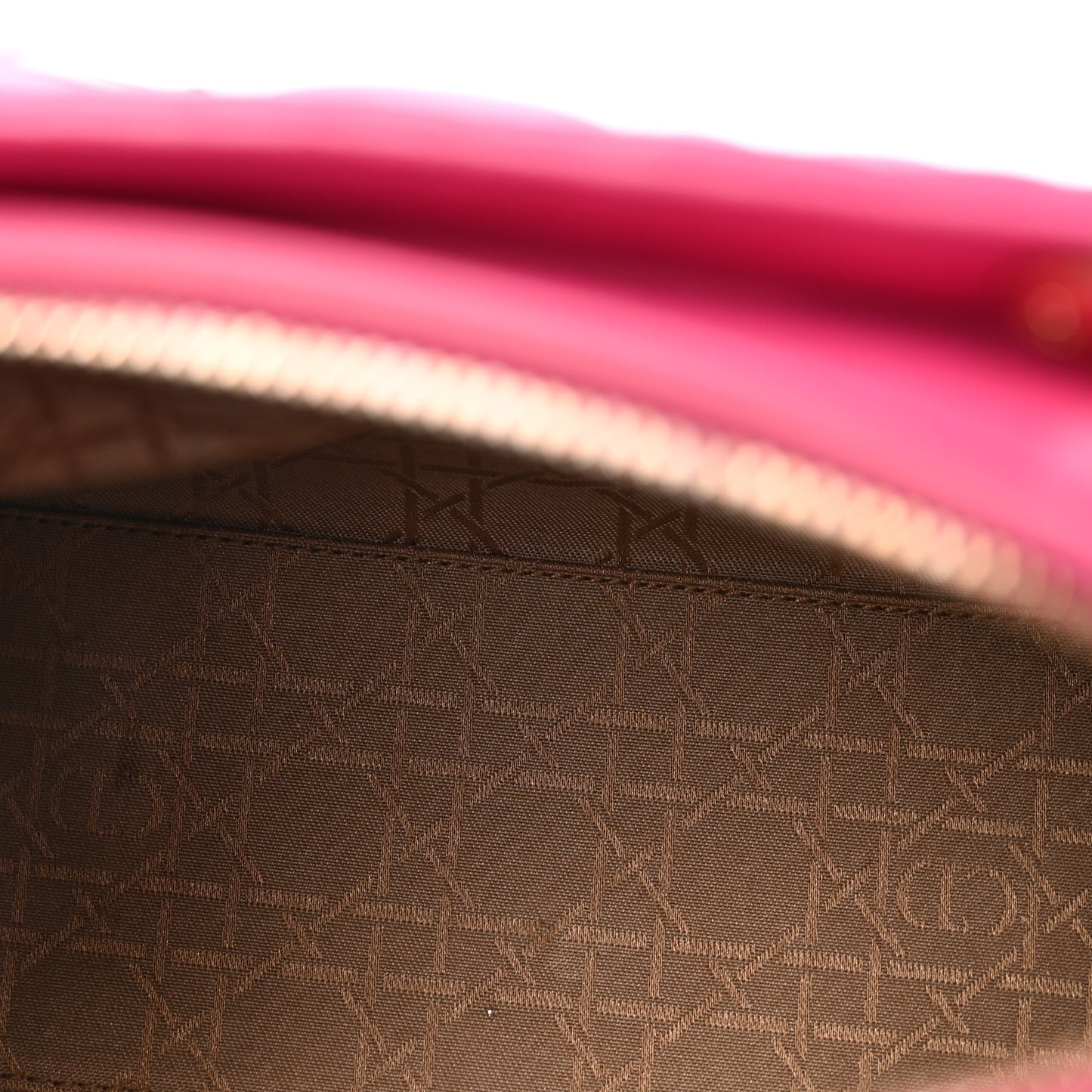 Lambskin Cannage Medium Lady Dior Pink