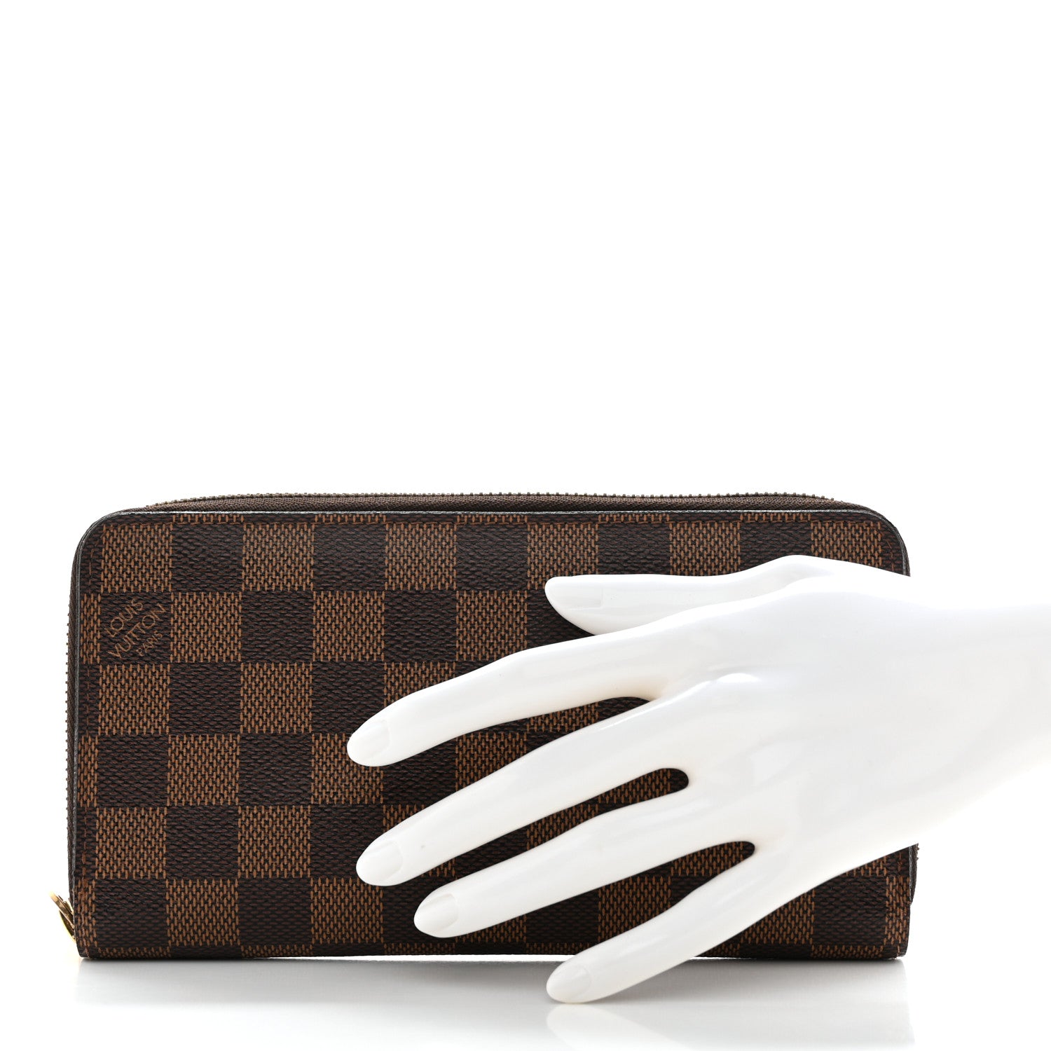 Louis Vuitton Damier Ebene Zippy Wallet 2 of 7