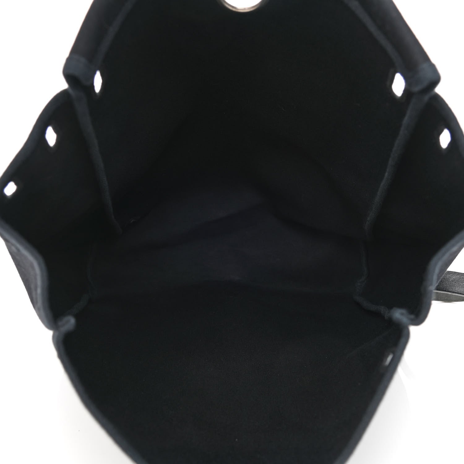 Hermes Toile Vache Calfskin Herbag 30 PM Backpack Black 8 of 18