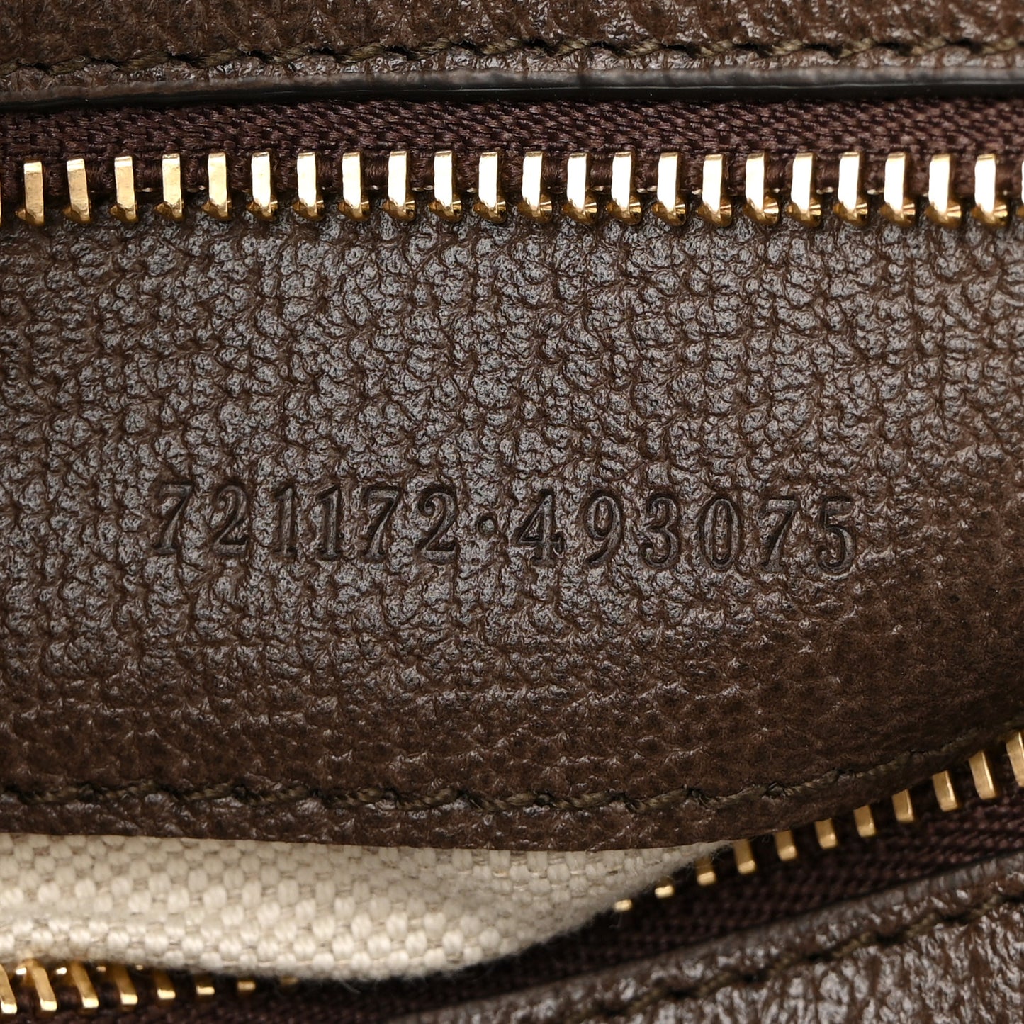 GG Supreme Monogram Textured Dollar Calfskin Web Medium Blondie Shoulder Flap Bag Beige Ebony New Acero