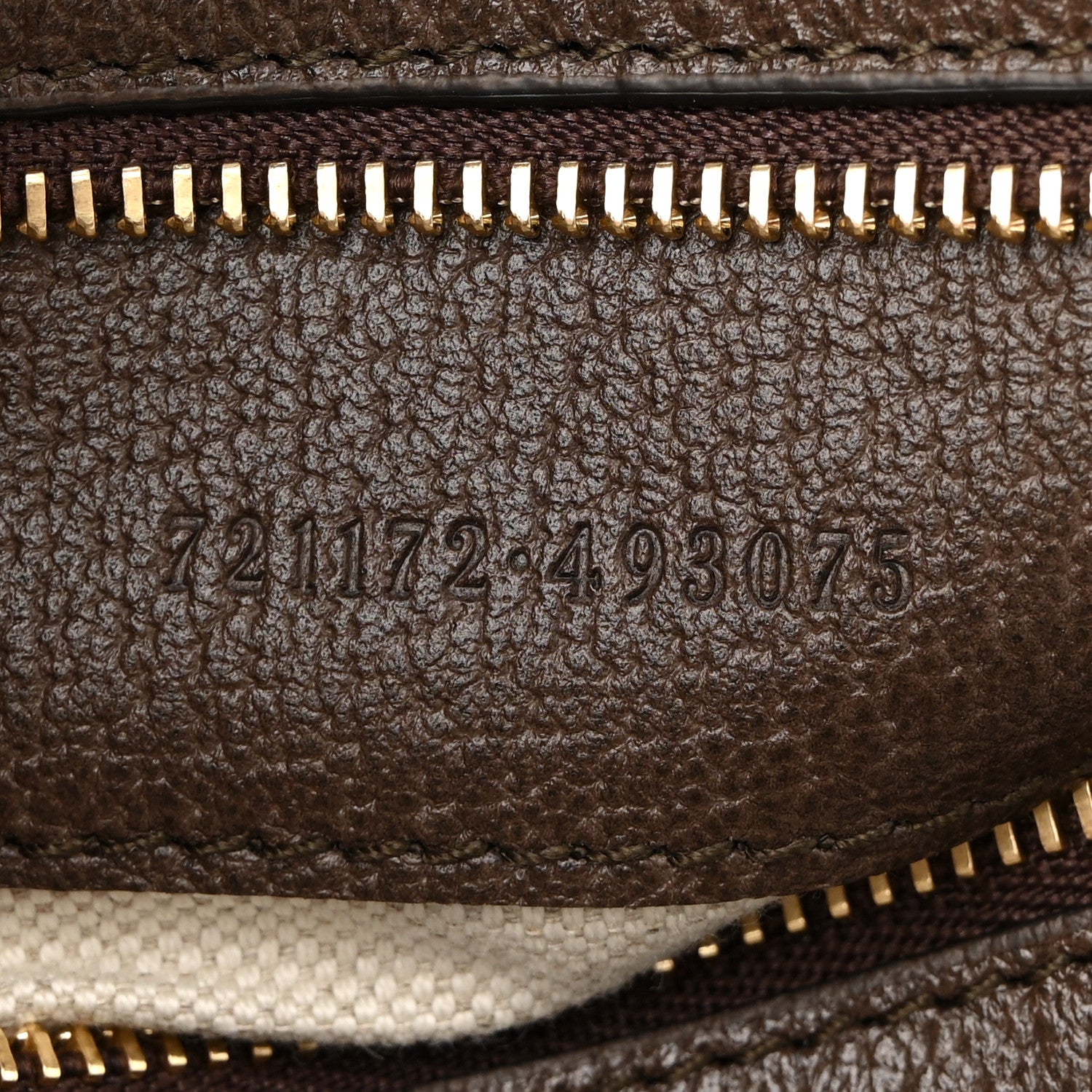 Gucci GG Supreme Monogram Textured Dollar Calfskin Web Medium Blondie Shoulder Flap Bag Beige Ebony New Acero 7 of 10