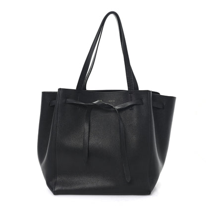 Celine Soft Grained Calfskin Small Belt Cabas Phantom Black 1 of 10