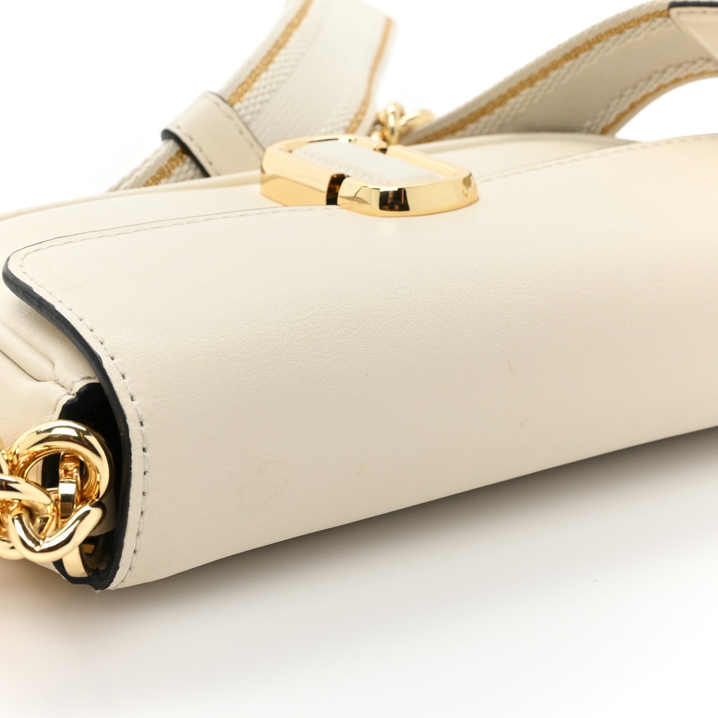 Calfskin Mini The J Marc Shoulder Bag Cloud White