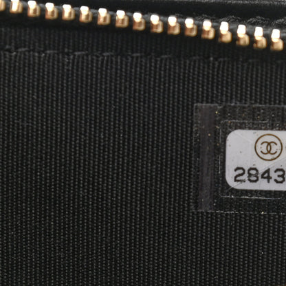 Chanel Caviar Studded Small Deauville Clutch With Chain Black 8 of 11