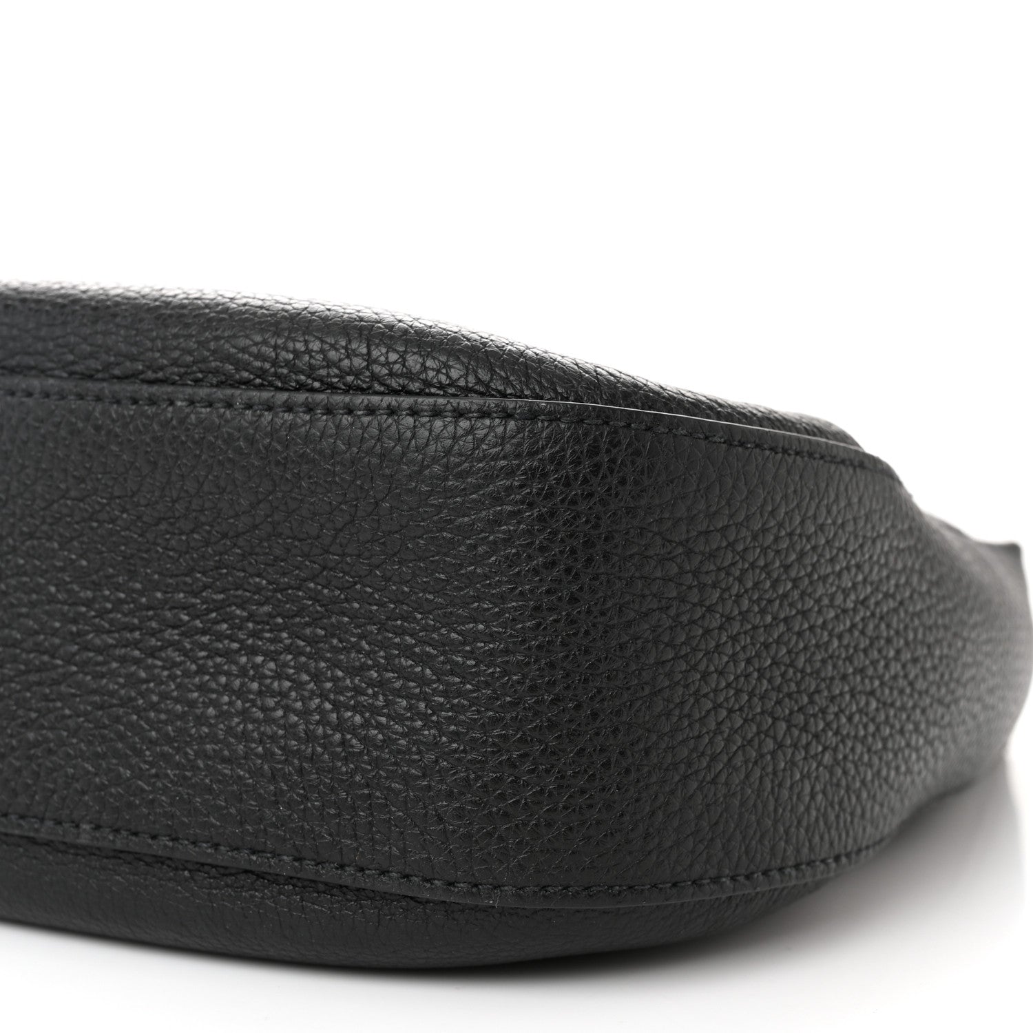 Prada Vitello Phenix Zippered Messenger Hobo Black 10 of 11