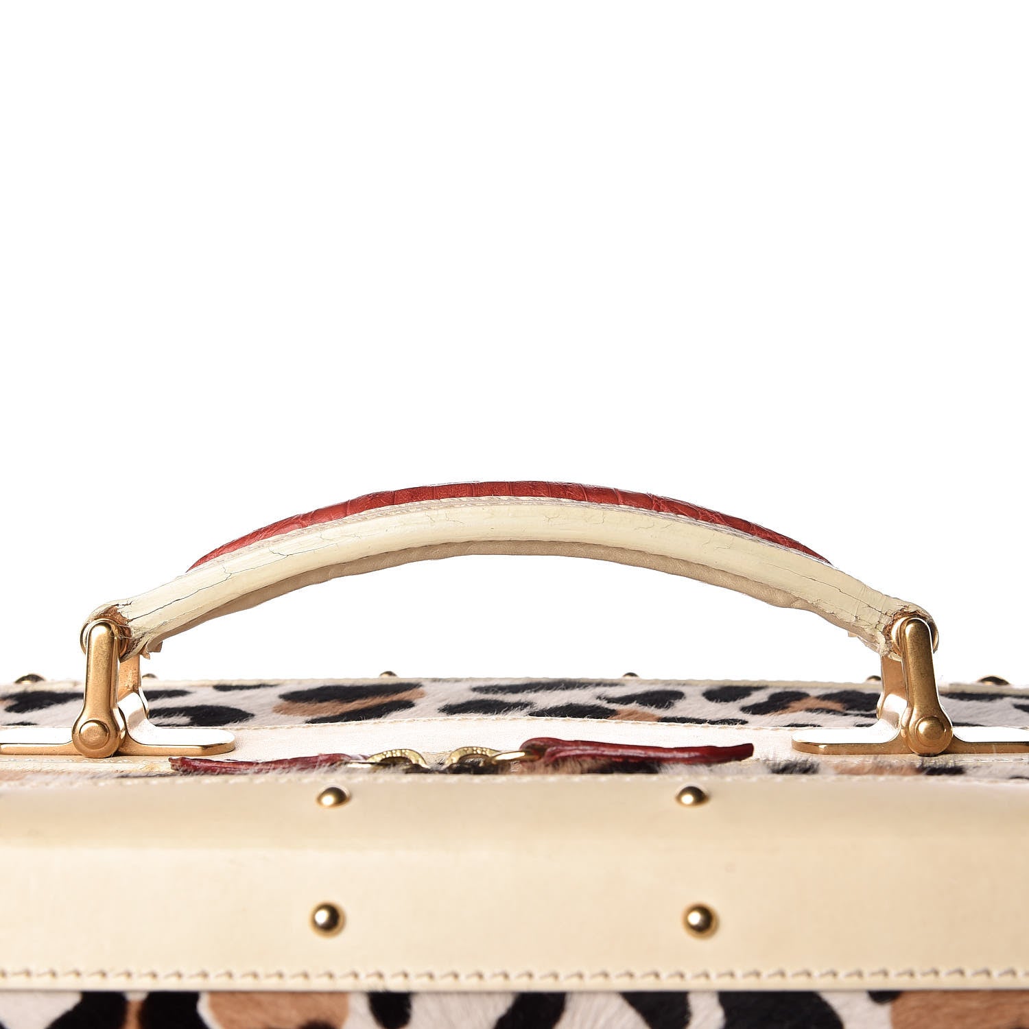 Valentino Garavani Calf Hair Leopard Print Rolling Luggage 20 of 34