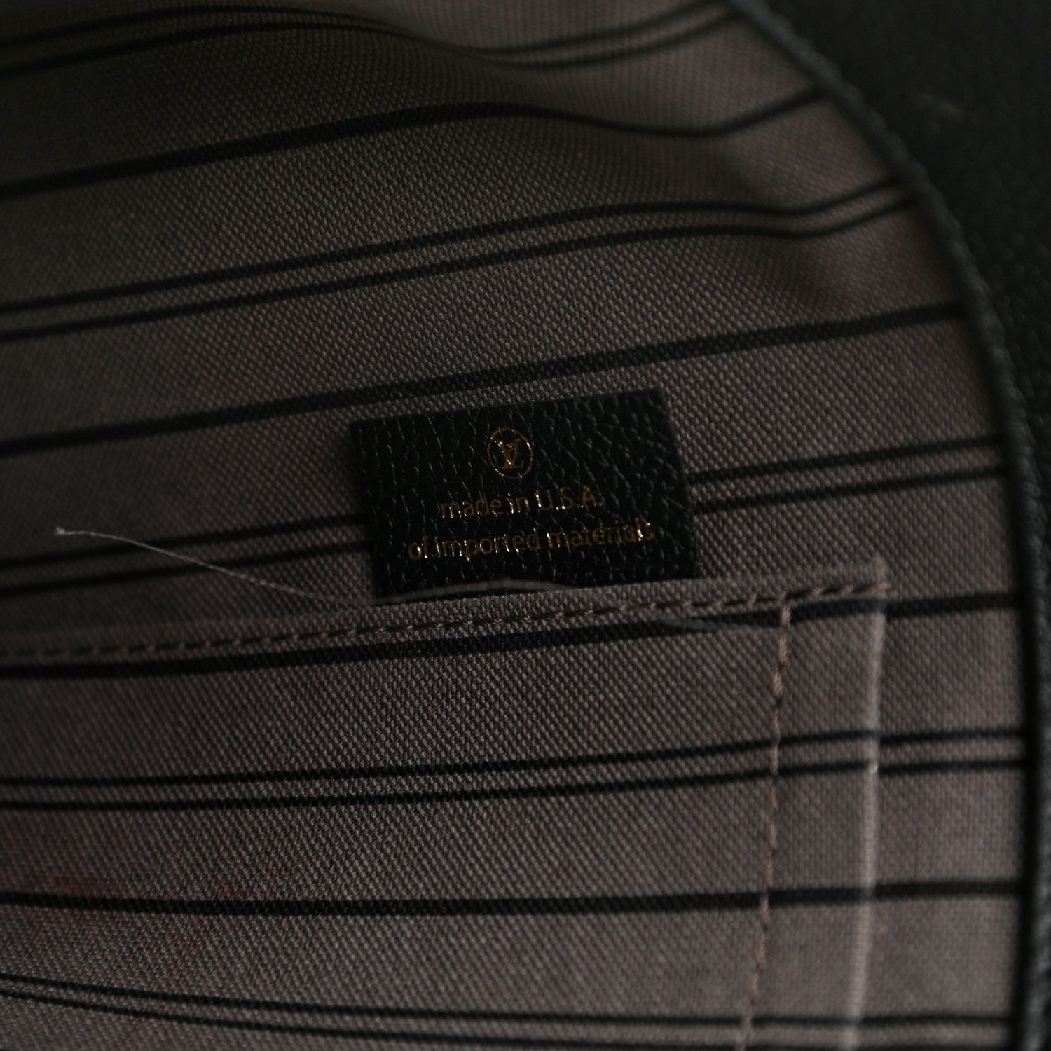 Louis Vuitton Empreinte Montaigne GM Black 7 of 11