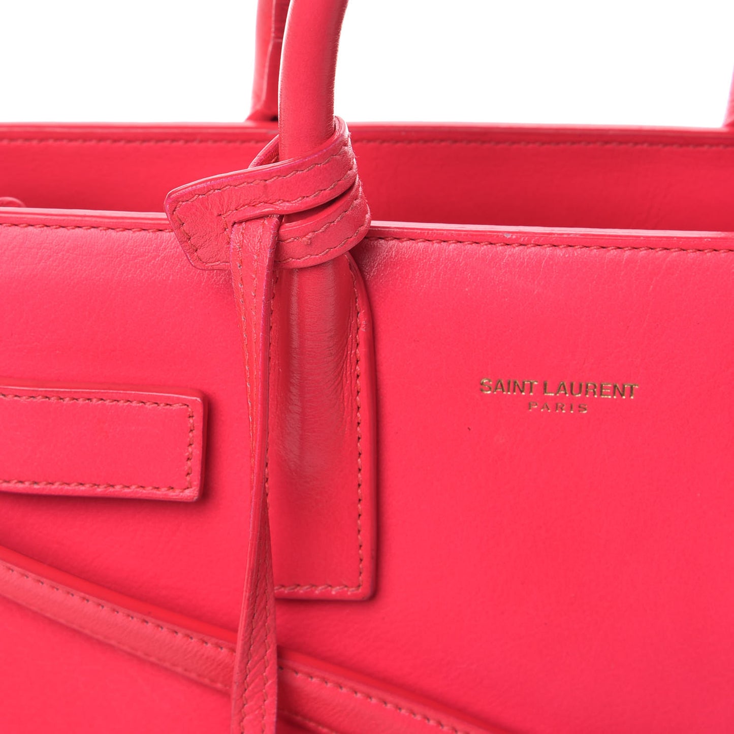 Calfskin Nano Sac De Jour Fluo Pink