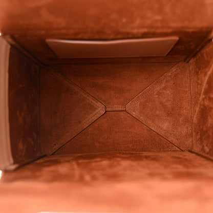 Saint Laurent Calfskin Monogram Take Away Box Dusty Vintage Brown Gold 5 of 11