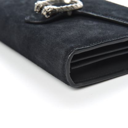 Gucci Suede Mini Dionysus Chain Wallet Black 6 of 10