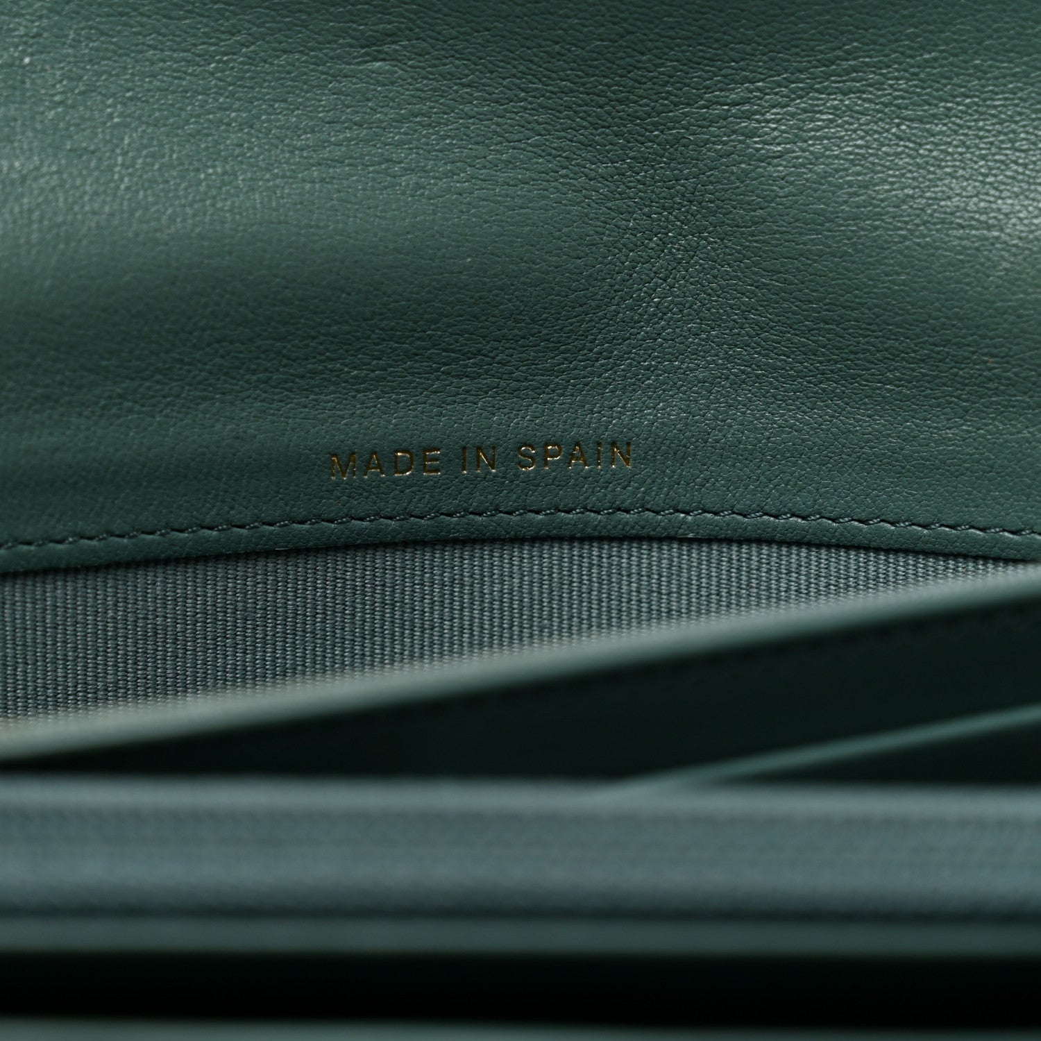 Chanel Lambskin Quilted Chanel 19 Flap Wallet Green 7 of 12