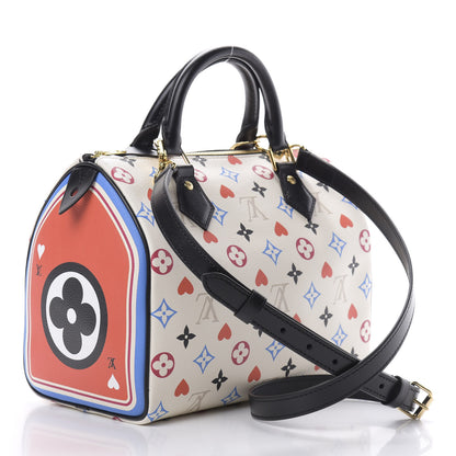 Louis Vuitton Game On Speedy Bandouliere 25 White 3 of 11