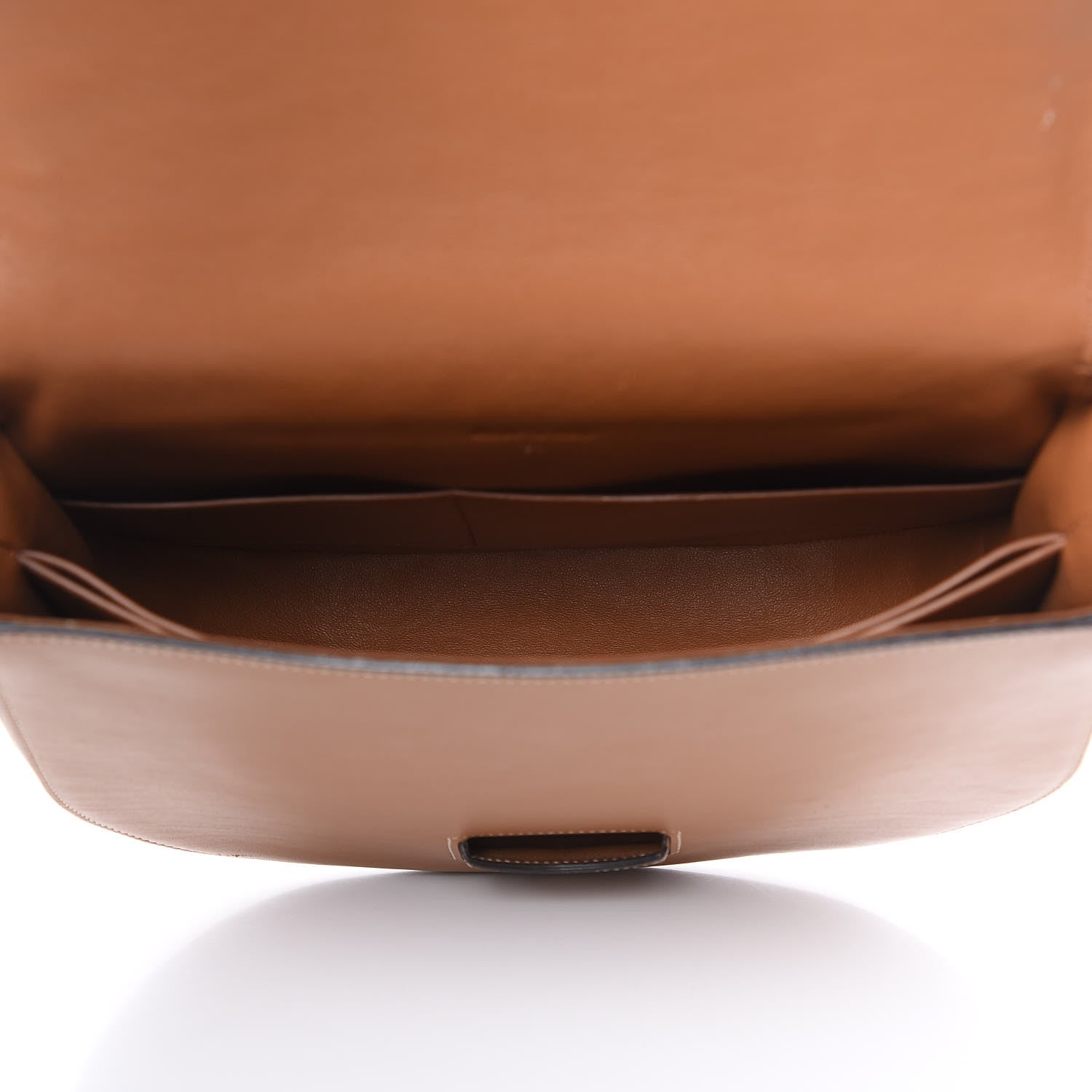 Celine Palmelato Calfskin Medium Trotteur Tan 5 of 12