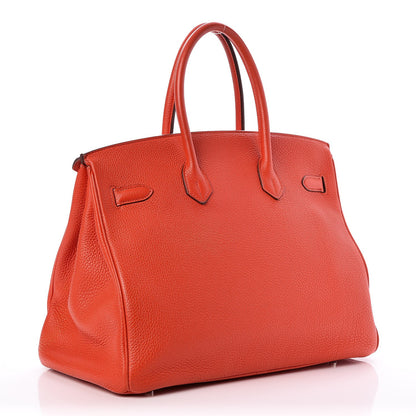 Hermes Togo Birkin 35 Capucine 3 of 35