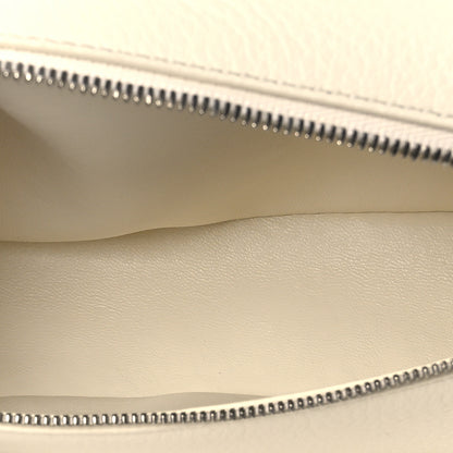 Loro Piana Grained Calfskin L19 Extra Pocket Pouch  Whisper White 8 of 19