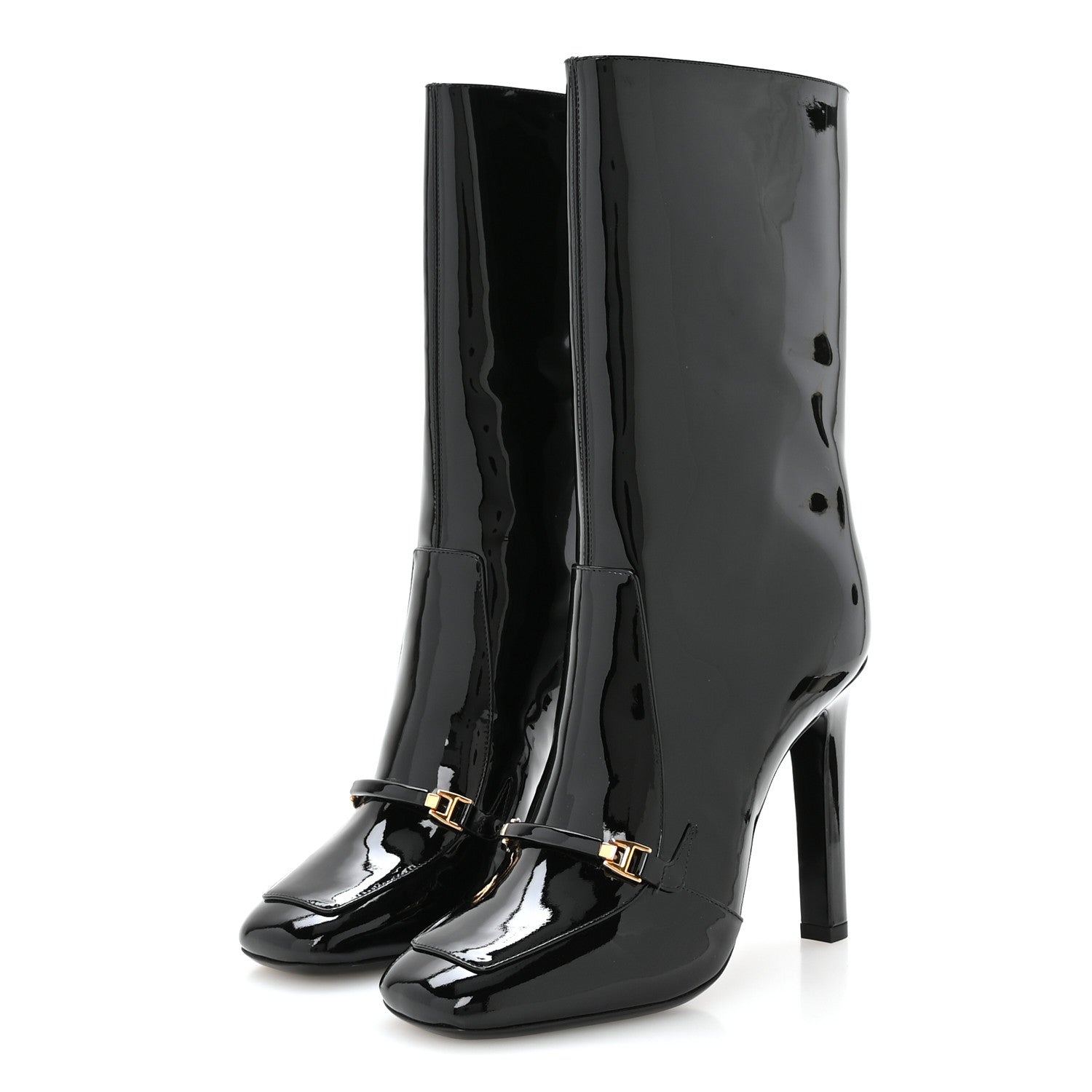 Saint Laurent Vernice Grupy Lala 105 Boots 39 Black 4 of 9