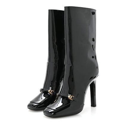 Saint Laurent Vernice Grupy Lala 105 Boots 39 Black 4 of 9