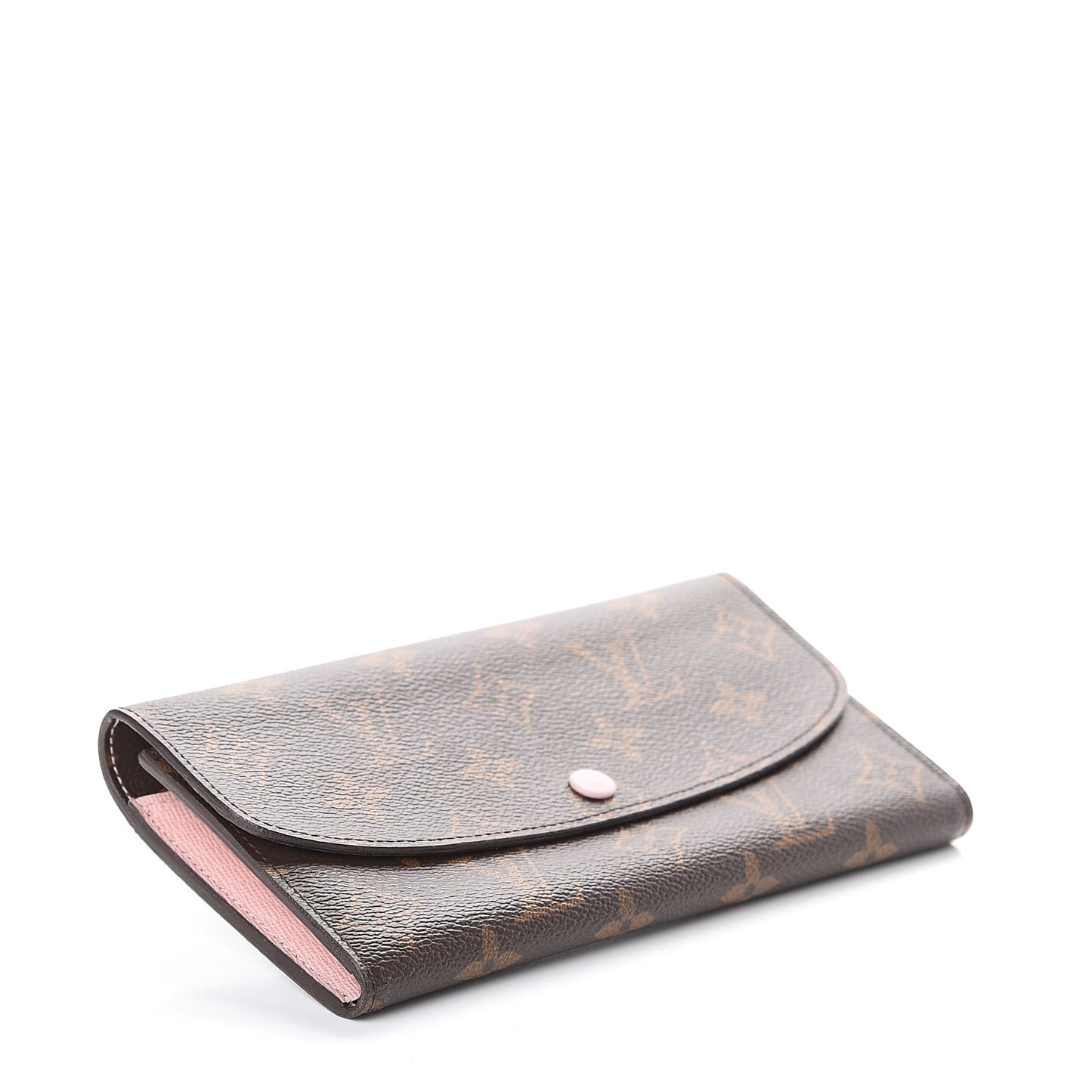 Monogram Emilie Wallet Rose Ballerine