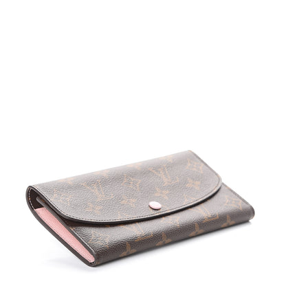 Louis Vuitton Monogram Emilie Wallet Rose Ballerine 3 of 5