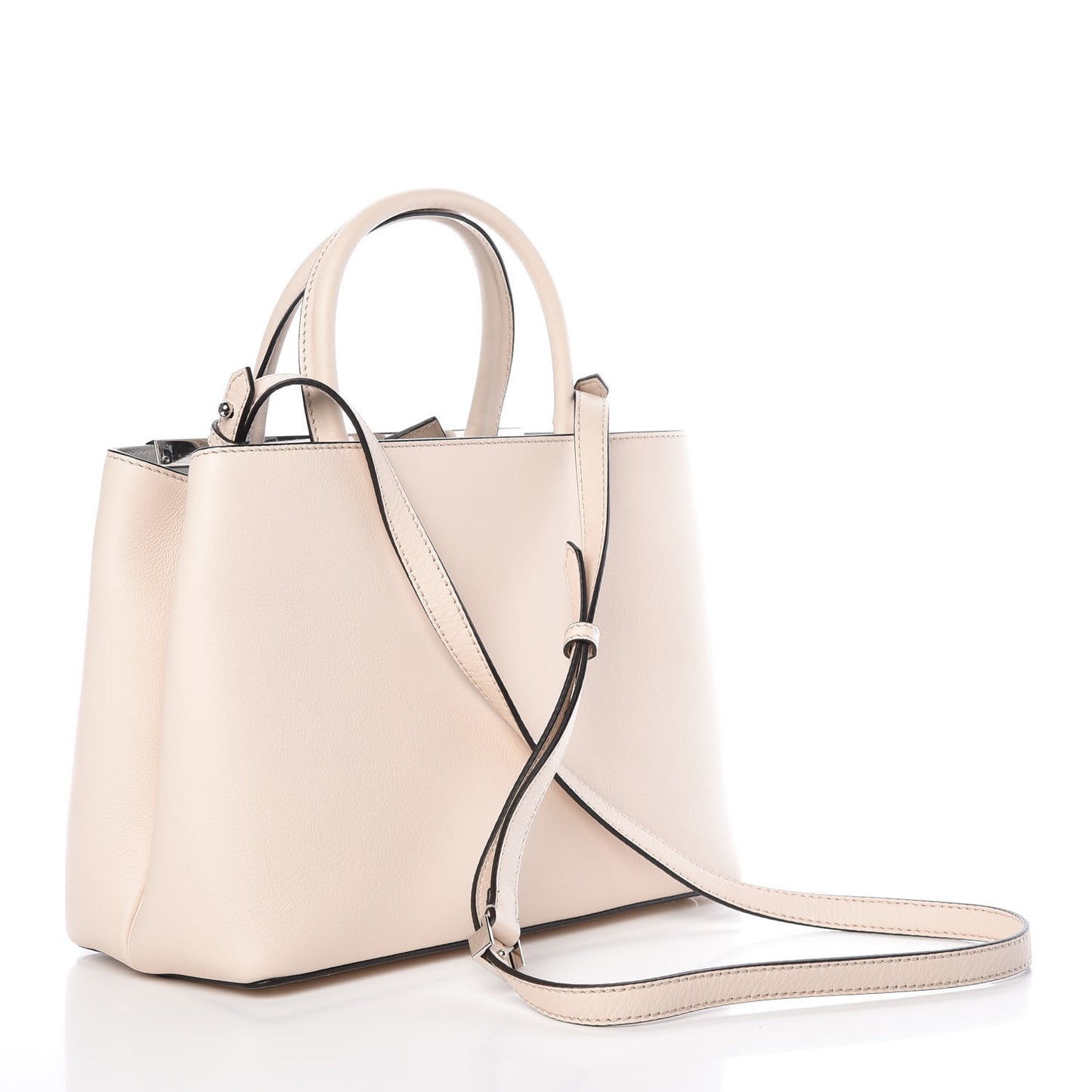 Vitello Dolce Century Petite 2Jours Tote Camelia Ghiaccio