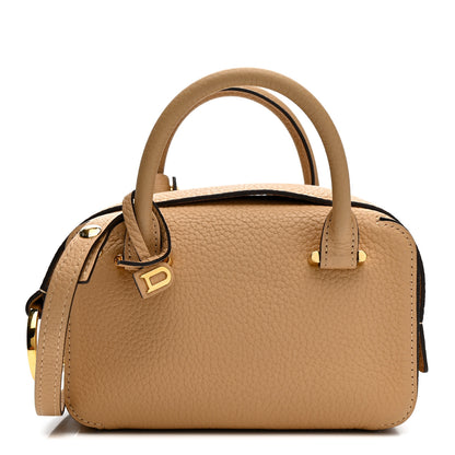 Delvaux Taurillon Soft Nano Cool Box Satchel Latte 1 of 13