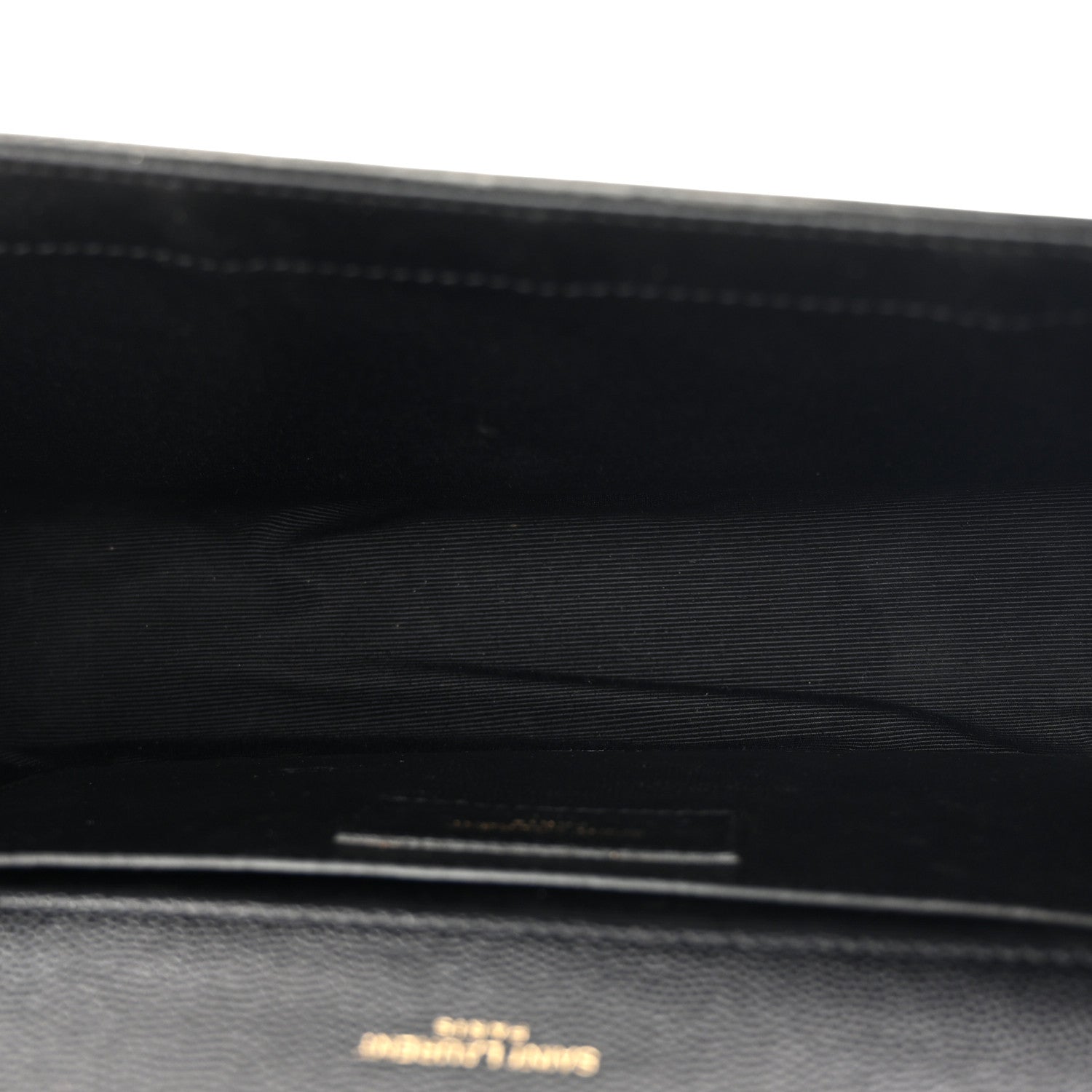 Saint Laurent Grain De Poudre Medium Classic Monogram Kate Satchel Black 5 of 15