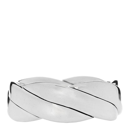 David Yurman Sterling Silver 9mm DY Helios Band Ring 61 9.75 1 of 5
