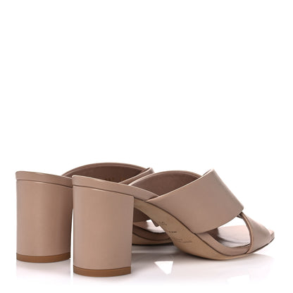 Saint Laurent Calfskin LouLou 70 Mules 36.5 Nude 4 of 9
