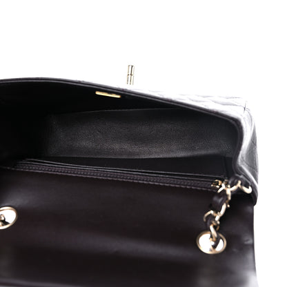 Chanel Lambskin Quilted Mini Rectangular Flap Dark Brown 5 of 11