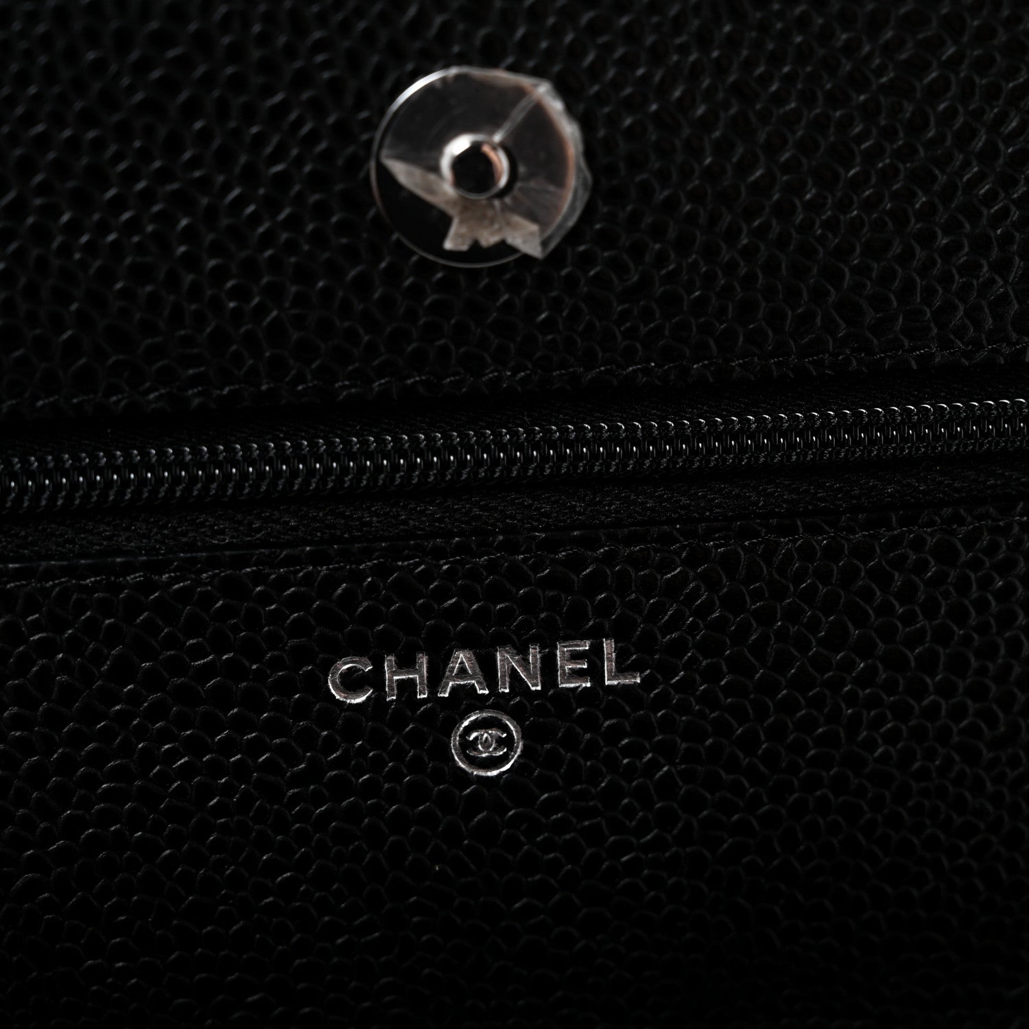 Chanel Caviar Quilted Wallet On Chain WOC Black 6 of 13