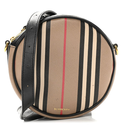 Burberry E-Canvas Calfskin Icon Stripe Louise Bag Archive Beige 1 of 11