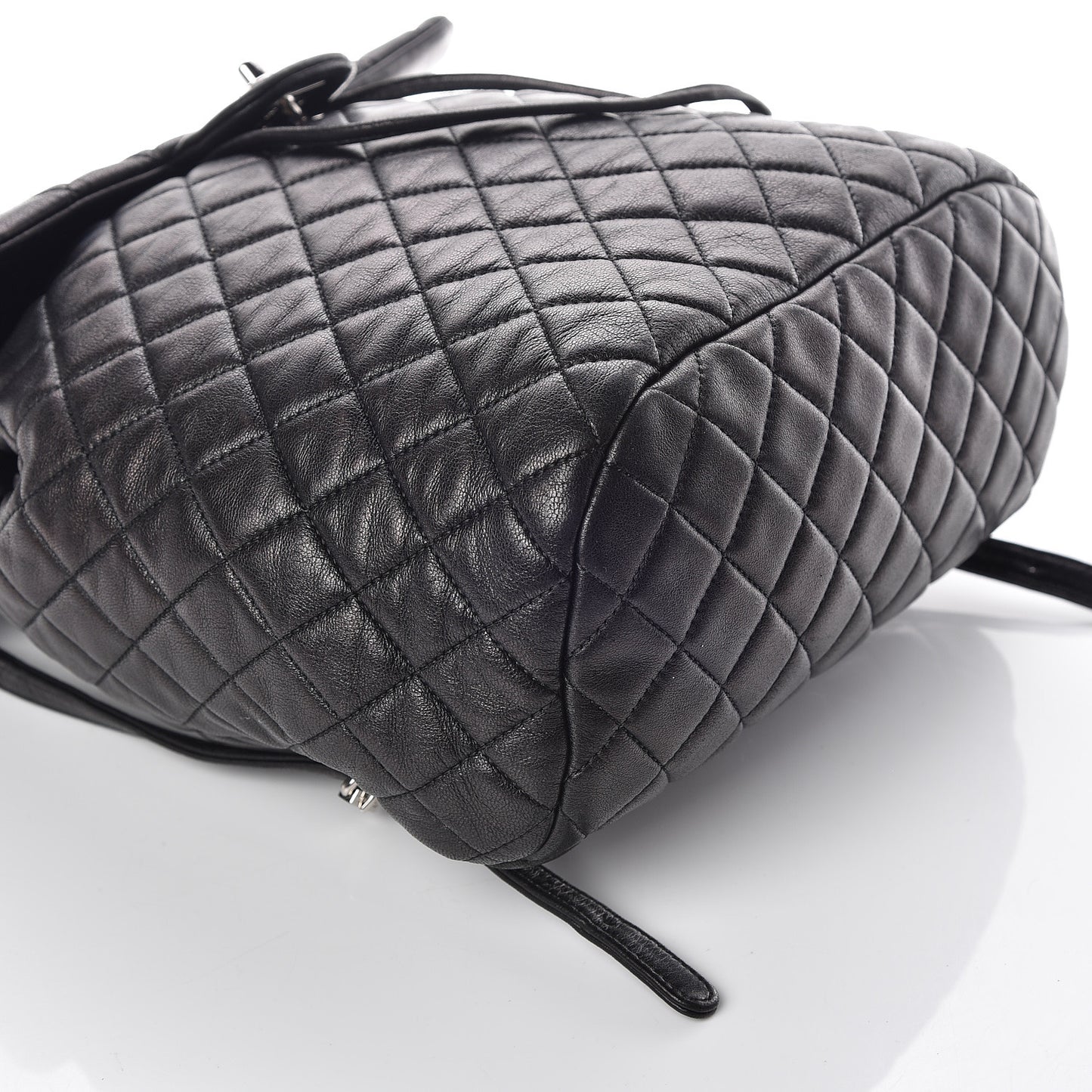 Calfskin Quilted Large Urban Spirit Backpack Black