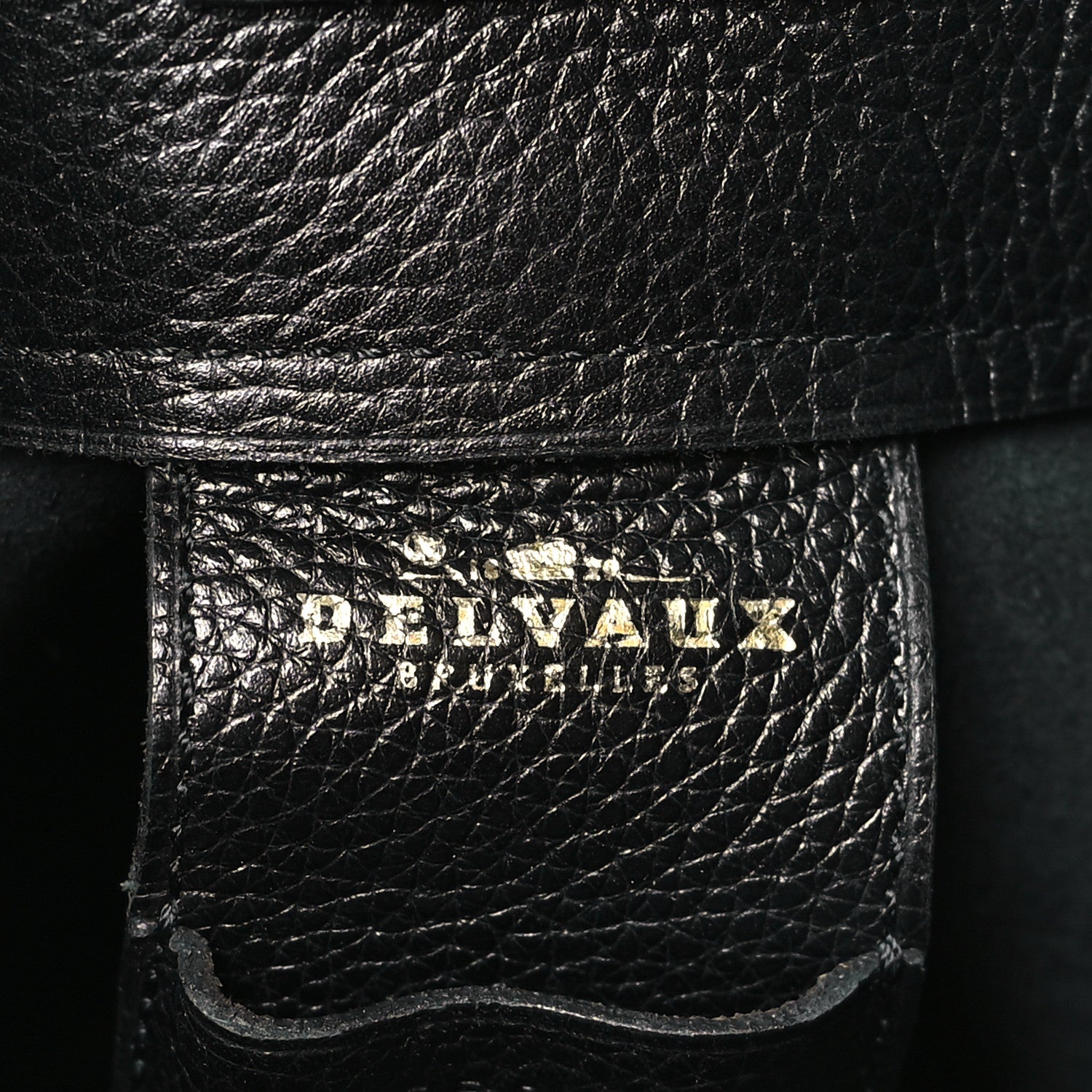 Delvaux Grained Calfskin Deux De Delvaux Bucket Bag Black 6 of 10