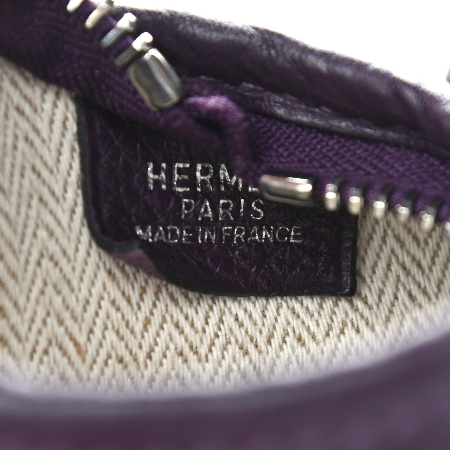 Hermes Taurillon Clemence Massai PM Raisin 6 of 10