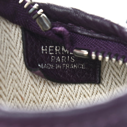 Hermes Taurillon Clemence Massai PM Raisin 6 of 10