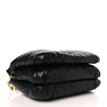 Loewe Lambskin Small Goya Puffer Bag Black 4 of 9