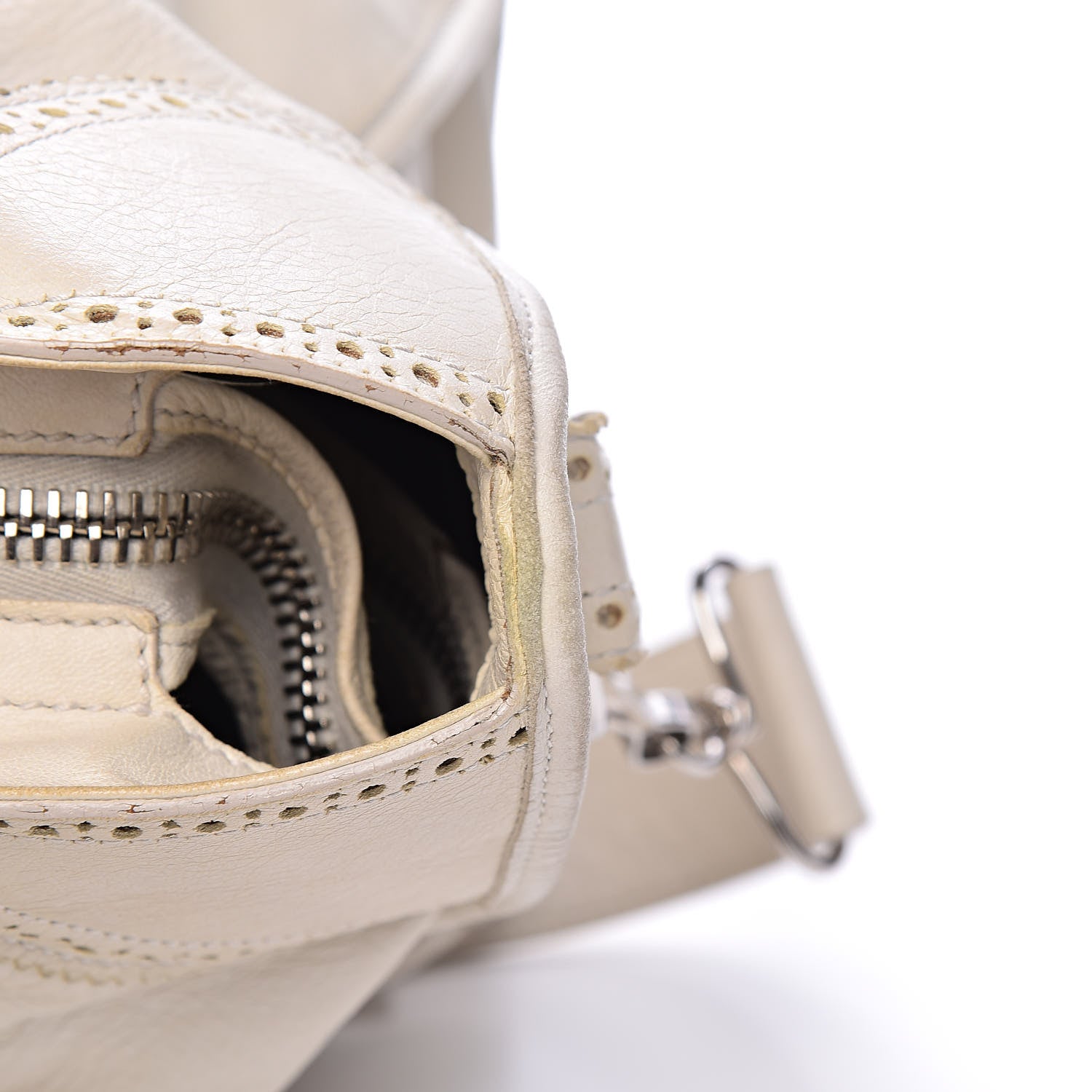 Balenciaga Agneau Giant Brogues Hardware City White Light 12 of 26